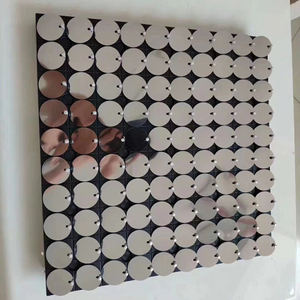 <span class=keywords><strong>Parete</strong></span> luccicante rotonda laser LDJ1175 moderna decorazione hotel nuziale luccicante pannello da <span class=keywords><strong>parete</strong></span> con paillettes - Product Image 5