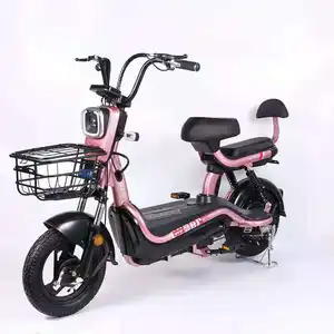 新しいペダル48V高速電動自転車盗難防止アラーム機能電動バッテリーカー大人用二輪電気自動車