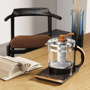 Soar Glass Tea Maker 1.5-2L Automatic Decoction Pot With Lid Heat Resistant For Flower Tea - Product Image 1