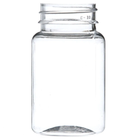 Bouteilles de supplément de capsule de pilule en plastique PET 100cc 120cc 150cc 200cc 250cc avec col 38-400 de 38mm