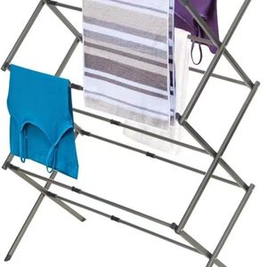 Folding <b>Clothes</b> Drying <b>Rack</b> X Type Multi Layer Floor Standing Indoor Outdoor Retractable Drying Rod - Product Image 1