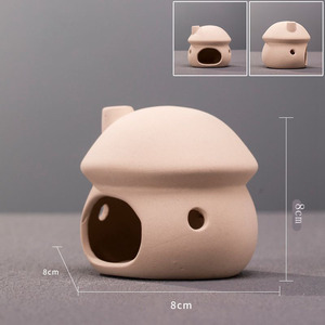 Yun Décorations d'aquarium en plastique carrées modernes écologiques Accessoires de réservoir de poissons Cachette d'ornement pour salon et bureau - Product Image 1