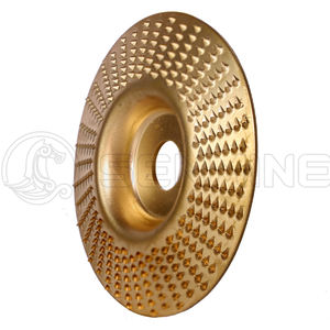 <span class=keywords><strong>Disque</strong></span> abrasif de sculpture sur bois de qualité industrielle de 100 mm, revêtement en titane, OEM pour meuleuse d'angle - Product Image 1