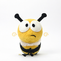 Jooki Série Insectes Coccinelle Peluche Super Douce Brodé Jouet en Peluche pour 14 ans et plus Anti-stress Unisexe