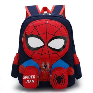 Sac à dos d'école respirant en denim Spiderman pour enfants, dessin animé <span class=keywords><strong>Marvel</strong></span>, sac à dos pour enfants, sangle à coussin d'air, printemps, nouvelle mode coréenne - Product Image 6