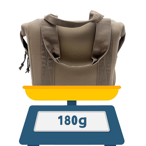 Sac à déjeuner en néoprène écologique personnalisé, grand, isolé, avec fermeture éclair, imperméable, anti-fuite, portable pour pique-nique, camping, plage - Product Image 6