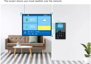 Kit de sécurité pour maison intelligente Tuya avec clavier tactile, étiquettes RFID, télécommandes et détecteur de mouvement - Product Image 4