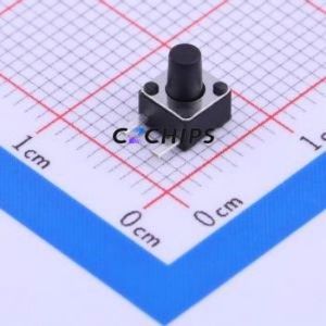 TSA452G60-250 Tactile Switch Through hole Component (THT) Switch Single Pole Single Throw Round Button 2.5N Through Hole - Product Image 1