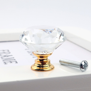 Goede Kwaliteit Lade Hardware 30/40Mm Transparante Kristallen Knoppen Lade Knop - Product Image 1