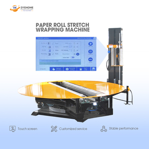 Otomatik makara sarma makinesi kağıt rulosu streç sarıcı makinesi silindirik Film sarma makinesi - Product Image 3