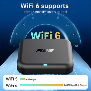 R69กล่องทีวีแอนดรอยด์14 RK3518 2G 8G 16G รีโมท BT5.0 100M LAN เครื่องเล่นสื่ออัจฉริยะ4K แบบเต็มกล่อง - Product Image 2