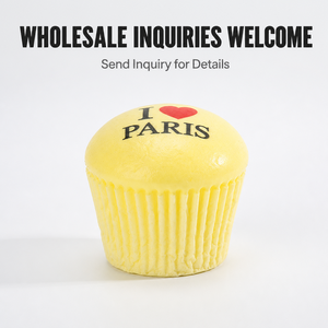 Jouet Squishy à Remontée Lente, Motif Cupcake Parisien, Imprimé Lettres <span class=keywords><strong>Paris</strong></span>, Cœur à Presser, Anti-Stress, Cadeau Nouveauté - Product Image 4