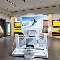 Simulateur de vol VR à pièces, machine de jeu de ski VR pour centre de jeux, vente en gros d'usine