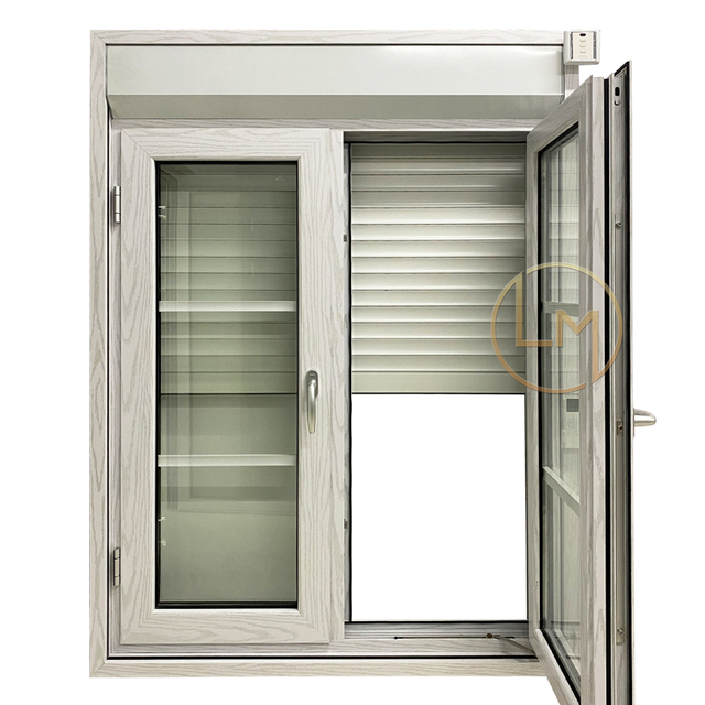 Latest Modern Window Custom Motorized Electric Remote Control Automatic Aluminum Rolling Shutter Windows