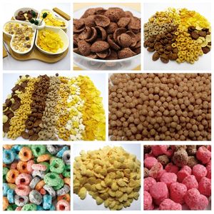 Processus de fabrication de flocons de maïs Machine de fabrication de flocons de maïs d'avoine Ligne de production de céréales pour petit-déjeuner d'avoine pour bébé Machine à céréales pour petit-déjeuner - Product Image 3