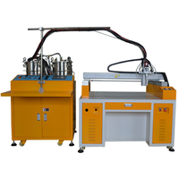 2024 Machine d'injection de colle PU carrée de voiture Machine d'injection automatique de colle filtre à air PU faisant la machine