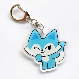 Spot Transparent PVC <b>Anime</b> Cartoon Double-Sided UV Printed Souvenir Transparent PVC Double-Sided <b>Keychain</b> - Product Image 4