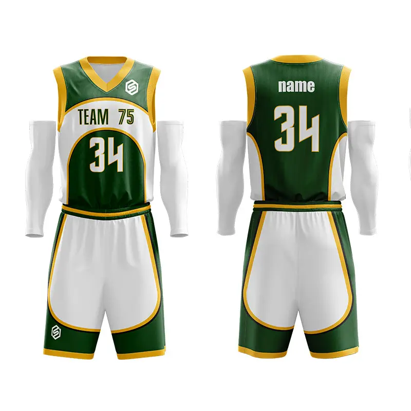 Adult Basketball Uniforms Custom Original Basketball Kits Sublimation Printed Logo Basketball Jersey