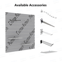 Panneau d'affichage décoratif Kainice pour mur à lattes, inserts en aluminium 4x8, panneau de particules stratifié en MDF mélaminé 18mm E1, qualité industrielle