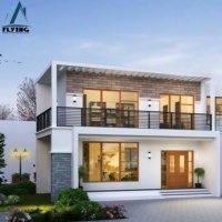 Casa Contenedor de Estructura de Acero Prefabricada Modular Ligera para Escuela, Villa, Oficina o Construcción de Viviendas