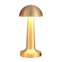 Lampe de table LED portable de luxe, modulable, en fer et métal, avec contrôle par batterie, design moderne pour bureau et chambre à coucher