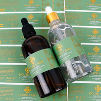 Máquina de Impresión de Etiquetas Personalizadas, Rollo de Etiquetas Adhesivas para Botellas de Cosméticos, Vinilo Impermeable, Personaliza Etiquetas Impermeables para Botellas