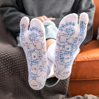 Chaussettes de réflexologie pour Massage des pieds, haute qualité, acupression