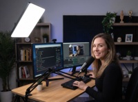 Lampu Panel Video Lipat Pilihan Terbaik dengan CRI Tinggi dan Remote Control untuk Fotografi, Lampu Panel LED Studio untuk Siaran Langsung