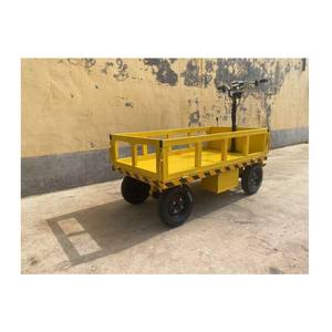 전동 팔레트 트럭 카트 트럭 고하중 플랫베드 트롤리 이동식 창고 운반 전동 핸드 트롤리 플랫폼 - Product Image 6