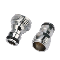 Adaptateur de raccord rapide pour robinet de machine à laver, filetage mâle et femelle 1/2" 3/4"