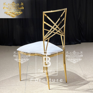 <span class=keywords><strong>Sillas</strong></span> <span class=keywords><strong>DE</strong></span> BODA Camaleón <span class=keywords><strong>de</strong></span> acero inoxidable dorado terciopelo blanco para eventos al aire libre <span class=keywords><strong>de</strong></span> restaurante <span class=keywords><strong>de</strong></span> lujo - Product Image 3