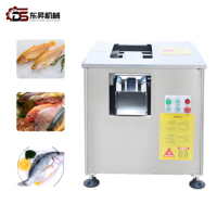 Machine à trancher commerciale à chambre unique, machine à trancher le poisson entièrement automatique, traitement des filets de poisson et des produits aquatiques
