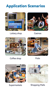 <span class=keywords><strong>Pantalla</strong></span> de máquina de visualización de lista de carreteras electrónica con <span class=keywords><strong>pantalla</strong></span> ancha de doble cara de 55 pulgadas ultrafina, Baccarat Casino - Product Image 6