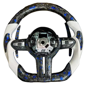 Venta Directa de Fábrica: Volante de Fibra de Carbono Forjado para <span class=keywords><strong>BMW</strong></span> M2 M3 M4 F10 F50 F30 F32 F80 F82 F90 E90 E92 E70 E71 E87 F20 - Product Image 6