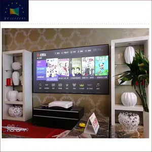 XYScreen Fengmi 4K Projector 120 Inch UST Hewan Peliharaan Kristal ALR Tetap Bingkai Layar Proyeksi Mengganti Tv Lcd