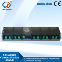 Module de relais RS485 20 canaux Huaqingjun HF165F-50A Hongfa, relais simple ouvert 50A 12/24VDC, carte Modbus RTU pour maison intelligente