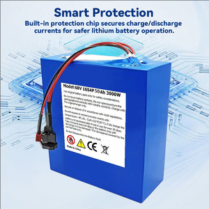 Paquete de Baterías de Iones de Litio Personalizadas de 60V 50AH <span class=keywords><strong>18650</strong></span>, <span class=keywords><strong>12V</strong></span> 24V 36V 48V 60V 72V para Scooter Eléctrico OEM 20AH/30AH/50AH/60AH/100AH/150AH/200AH - Product Image 2