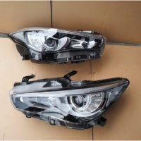 Conjunto de faros delanteros para Infiniti Q50 Q50L 2014-2017, reemplazo OEM, luz delantera LED DRL.