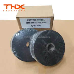 Fornecedor do disco do corte disco 4 1/2 de aço inoxidável de 4.5 inch do corte 115*1.2 ”1.6mm para o metal 4-1/2x.045x7/8 cortou as rodas