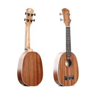 Groothandel Hoge Kwaliteit Kleine Gitaar Oem 4 Snaren Houten Ukelele Voor Kinderen