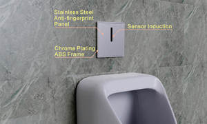 Cảm biến tự động nước tiểu <span class=keywords><strong>flusher</strong></span> Pin hoạt động cảm ứng rảnh tay SUS304 nước nhà vệ sinh tuôn ra van - Product Image 4