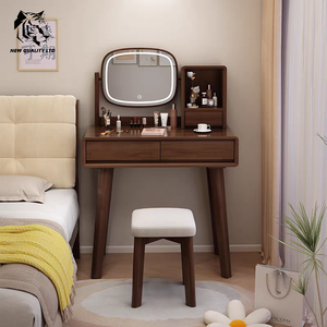 chinese factory low cost customized large stock ready to ship drawer dresser newest design bedroom furniture wood mirror dresser - Product Image 6