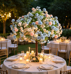 Centrotavola per Matrimoni, Albero di Fiori di Ciliegio Bianco per Decorazioni di Eventi Nuziali - Product Image 5
