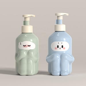 Botella Dispensadora <span class=keywords><strong>de</strong></span> Loción <span class=keywords><strong>de</strong></span> 300 ml con Forma <span class=keywords><strong>Kawaii</strong></span>, <span class=keywords><strong>Dispensador</strong></span> <span class=keywords><strong>de</strong></span> Jabón <span class=keywords><strong>de</strong></span> Manos y Corporal con Diseño <span class=keywords><strong>de</strong></span> Dibujos Animados para Niños, Botella <span class=keywords><strong>de</strong></span> Champú PET con Logotipo Personalizado para Baño - Product Image 5