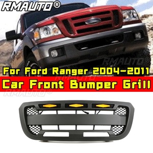 Grille de pare-chocs avant de voiture, grilles de course, calandre pour Ford Ranger 2004-2011, kit carrosserie, accessoires de voiture - Product Image 2
