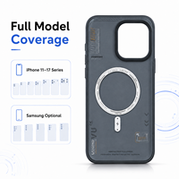 Coque de téléphone anti-rayures en TPU+PC antichoc avec coussin d'air IML IMD pour 11 Pro Max et 17 Pro Max, fabrication sous marque privée