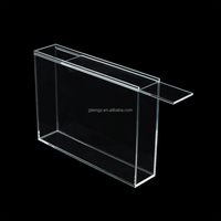 Boîte de protection magnétique transparente en lucite personnalisée pour jeux Nintendo SNES N64, étui de présentation en acrylique premium