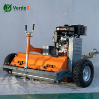 Industrieller 4-Takt 420cc Benzin-ATV-betriebener Rasenmäher mit Zwangsluftkühlung, Einzylinder-Motor, 11KW Leistung, Schlegelmäher