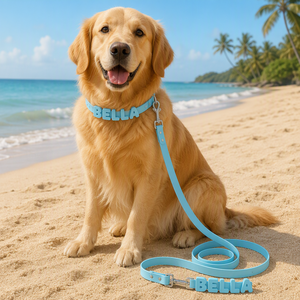 Arnés <span class=keywords><strong>de</strong></span> Silicona Personalizado <span class=keywords><strong>de</strong></span> Fábrica para Perro con Letras 3D con Nombre, Correa Ajustable Brillante, Collar Personalizado con Decoración <span class=keywords><strong>de</strong></span> Diamantes <span class=keywords><strong>de</strong></span> Imitación - Product Image 2