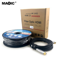 Hochwertiges 10m 20m 30m 40m 50m 60m 100m HDMI 2.0 Kabel mit ARC-Unterstützung 4K 60Hz 18Gbps Superschnelles Aktives Glasfaserkabel
